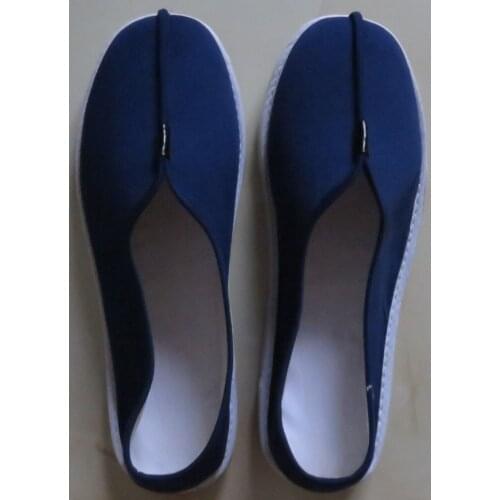 EU35~EU48 cotton handmade tai chi wushu martial arts shoes shaolin monks kung fu lay meditation shoes blue/brown/gray
