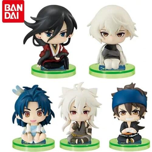 Bandai Gashapon Toys Touken Ranbu ONLINE Sitting Doll 06 Izuminokamikanesada Kogitsunemaru Taikokane Sadamune Action Figure Toys