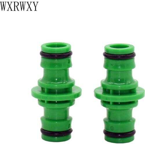 Wxrwxy Irrigator garden hose 2 way quick connector quick fitting adapter 5/8 "patch way irrigation connector 1/2 5pcs