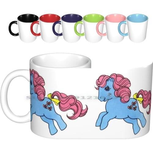 My Little Bowtie Ceramic Mugs Coffee Cups Milk Tea Mug My Little My Little 80s Vintage Cartoon Tv Nostalgia Horse Children Tv