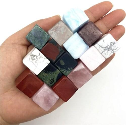 Beautiful 100g Kinds Natural Moonkaite Cube Quartz Polished Stone Crystal Gravel Healing Gemstone Natural Quartz Crystals