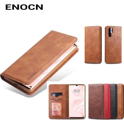 Magnetic Flip Case For Huawei P30 PRO Case Huawei P30 PRO Cover Luxury Leather Wallet Phone Case