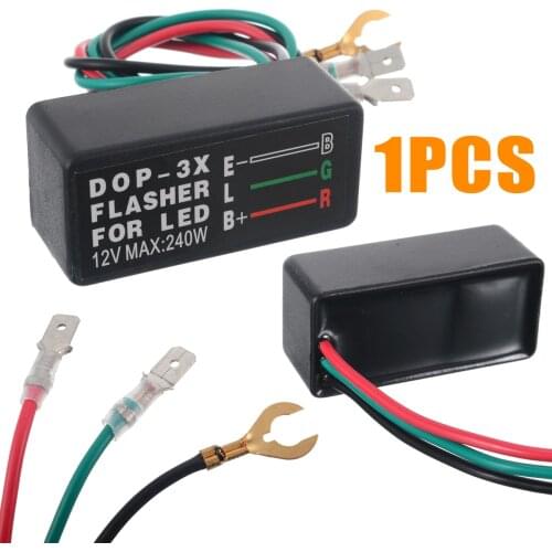 Mayitr 1pc DC12V High Quality Motorcycle DOP-3X 3pin Flasher Relay Universal For Honda Kawasaki Yamaha