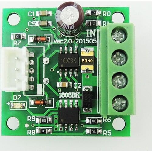 Mini PWM DC motor speed controller 1.8V3V5V6V12V2A speed control module 1803BW