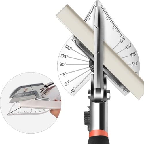 Multi-function angle scissors Crop tool PVC pipe cutter professional electrician scissors Adjustable angle 35