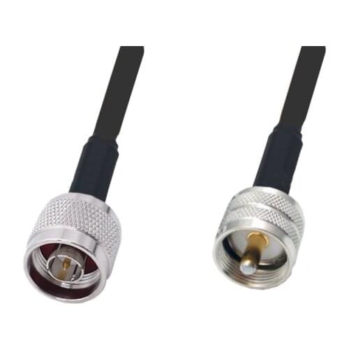 N Male To UHF PL259 Male Connector RF Coax Pigtail Antenna Cable LMR400 Jumper Cable