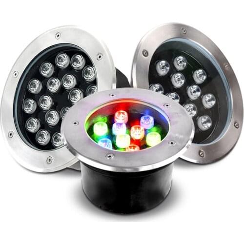 Outdoor Waterproof AC85-265V 3W 5W 7W 9W 12W 15W 18W 24W 36W LED Underground light Ground Garden Path Floor Buried Lamp Lighting