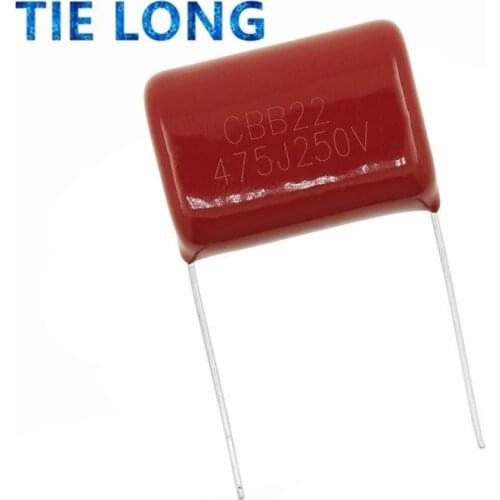10PCS 250V475J Pitch 25MM 250V 4.7UF 475 4700PF CBB Polypropylene film capacitor