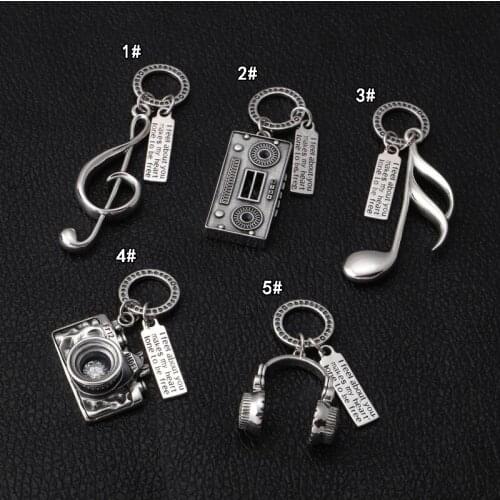 Manufacturers Wholesale S925 Sterling Silver Fashion Camera Notes Headset Radio Men And Women Retro Thai Silver Wild Pendant