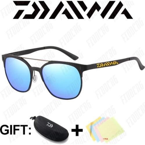 DAIWA Brand Polarized Glasses Mens Driving Sunglasses Camping Hiking Driving Fishing Glasses Outdoor Sports UV400 Eyewear