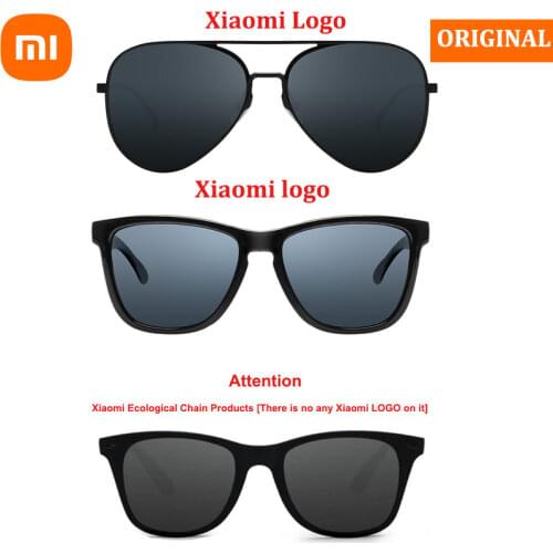 2021 Xiaomi Mijia Classic Square Sunglasses/Pilot Sunglass for Drive Outdoor Travel Man Woman Anti-UV Screwless Sun Glasses
