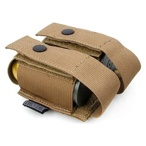 TMC2735 BK/CB/WG/RG Outdoor Tactical Airsoft TMC SS76 Double Gren Pouch Vest MOLLE Bag Pouch Combat Gear