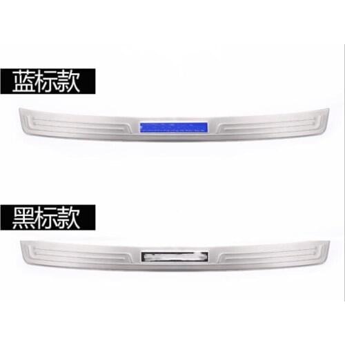 For BMW 5 Series G30 2017 2018 Car-Styling Rear and outside Bumper Protector Plate 304 Stainless Steel Newest