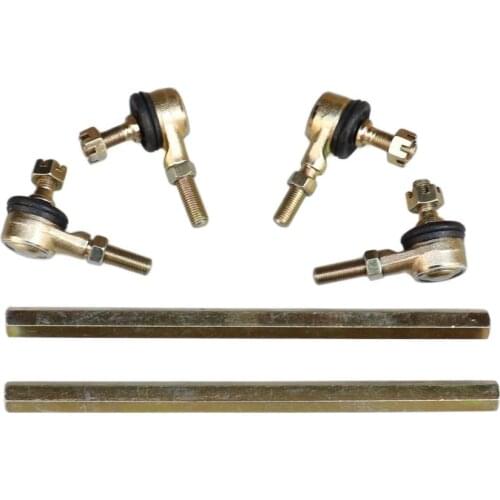 1Pair Set 90MM-290MM M10 Steering Shaft Tie Rod With Tie Rod Ball Joint For 4 Wheel Go Kart Karting modification ATV 50cc-250cc