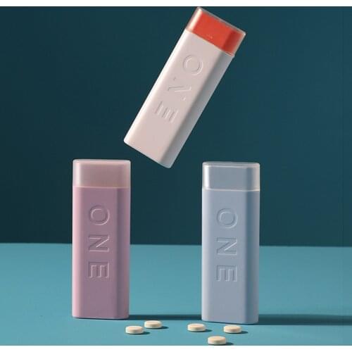 3 Grids Mini Pill Tablet Dispenser Box Portable Travel Medicine Holder Organizer Plastic Chewing Gum Storage Organizer