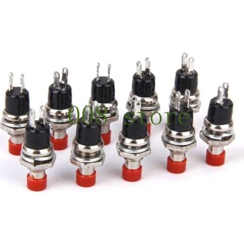 5pcs PSB-110 Mini red Momentary Push Button Switch for Model Railway Hobby 7mm Pack of 10 Re C7L2