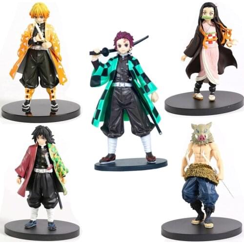 Anime 16CM Demon Slayer Figure Kamado Tanjirou Nezuko Action Figures PVC Model Toys