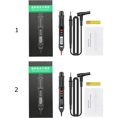 H7JB Non-Contact Voltage Tester with LED Flashlight Buzzer Alarm AC Voltage Detector Pen Live/N ull Wire Judgment