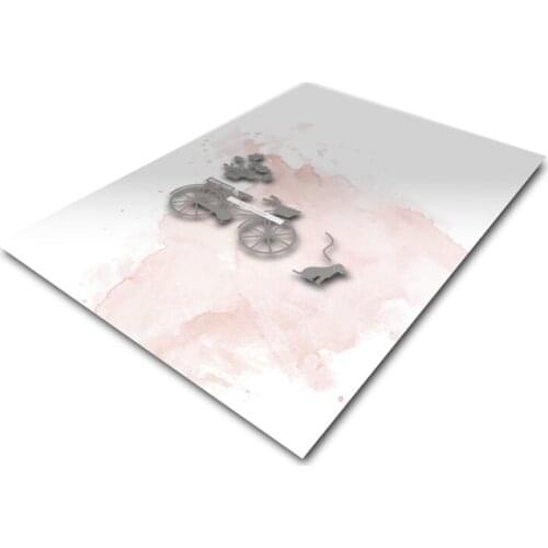 CH 2021 New Arrival Bicycle Metal Cutting Dies Stencils for DIY Scrapbooking/photo Album Decorative Embossing DIY Paper Card