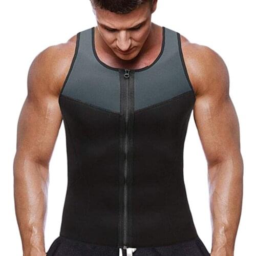 Men Shaper Waist Trainer Brace Gym Belt Tummy Trimmer Sport Vest Slimming Cincher Fitness Shapewear Weight Loss XL
