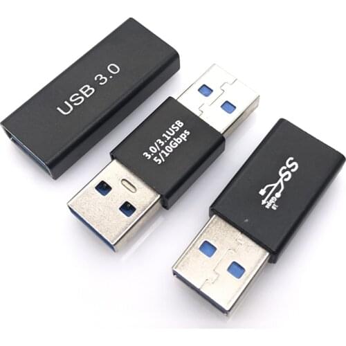 1PCS USB 3.0 Adapter Connector Male to Female F-F M-F Converter Coupler Changer Connector Durable for PC Laptop