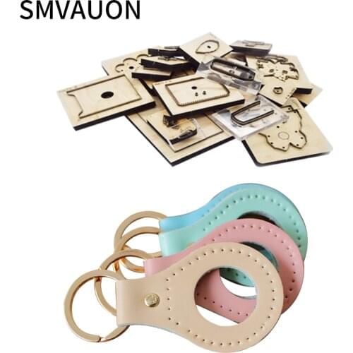 SMVAUON Diy 2021 Leather Key Pendant Bag Pendant Phone Pendant Pendant Suitable For Die Cutting Machine