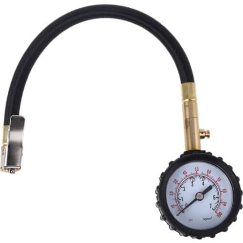 Professional Rapid Air Down Tire Deflator Pressure Gauge 100Psi w/ Special Chuck for 4X4 Large Offroad Tires on Jeep