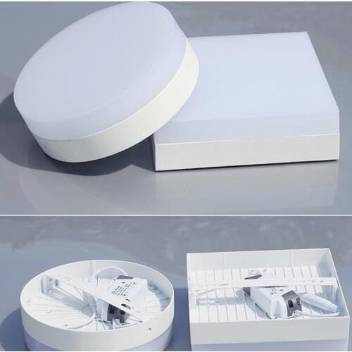 6W 12W 18W 24W LED Panel Light Surface Mounted Led downlight luces luminaire lamparas led light for livingroom,balcony,kitchen