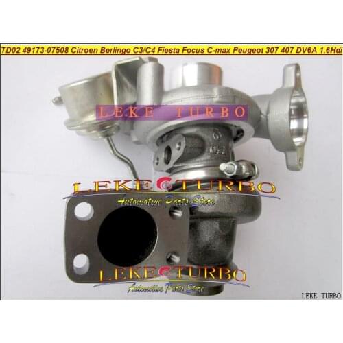 Turbo TD025 49173-07508 49173-07507 49173-07506 49173-07505 49173-07504 49173-07502 9682881780 0375N0 0375N5 0375K5 206 DV6ATED4