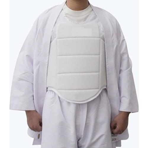 Karate Chest Protector Kids Adults Boxing Kicking Sanda Fighting Martial Arts Body Guard Training Vest Breast Protection Gear