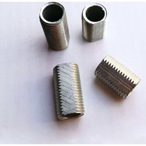 2pcs M10 thread connecting hollow screws joint bolts threaded flat edge screw DIY lighting accessories chamfering bolt