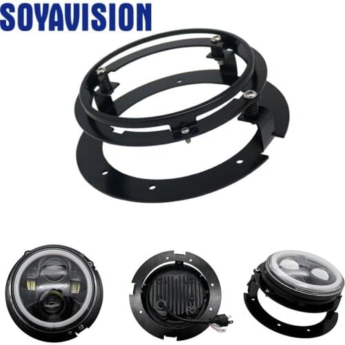 5.75" 5 3/4 inch Headlight Light Bucket Housing Trim Ring Motorcycle 5.75 inch Headlamp Housing For Sportster Iron XL 883
