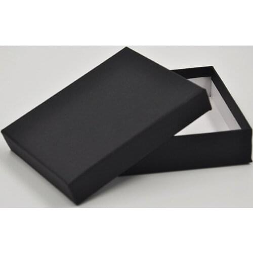 50pcs/lot Black Fashion Wallet Gifts Boxes Jewelry Display Storage For Wedding Decorations Jewelry Organizer 13.5cm*11.2cm*3.5cm