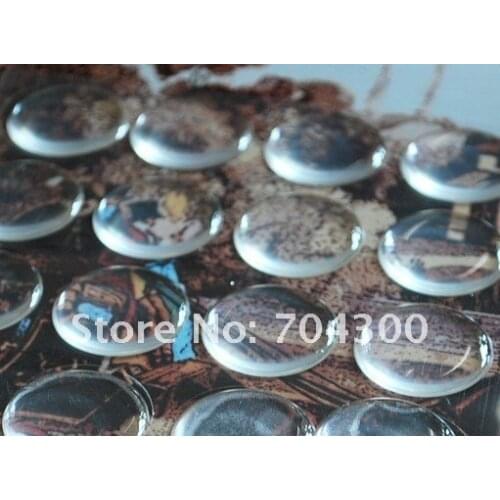5000 pcs 3D DOME CIRCLE STICKERS 1 inch circle clear epoxy sticker for DIY jewelry free shipping