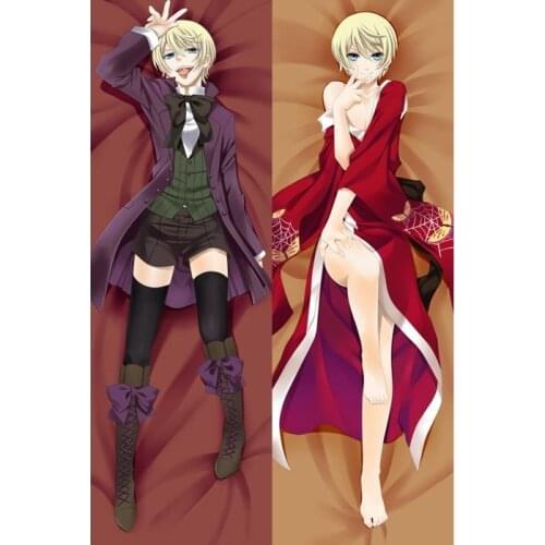 Japanese Anime BL Pillowcase Black Butler II Alois Trancy Throw Otaku Dakimakura Gift Bedding Hugging Body Pillow Case Japanese