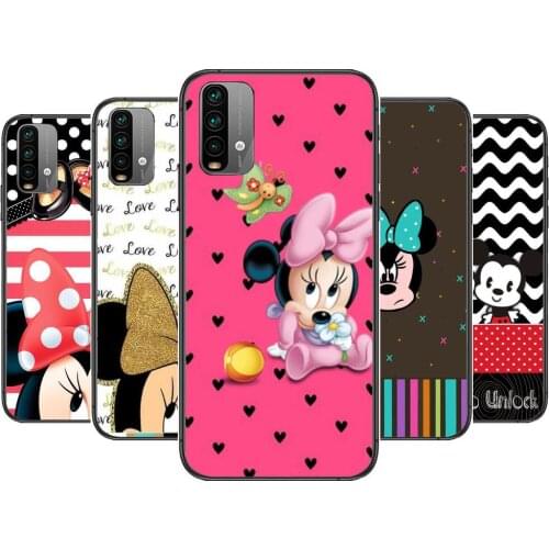 Get Minnie Mouse Phone Case For XiaoMi Redmi 11 lite 9C 8A 7A Pro 10T 5G Cover Mi 10 Ultra Poco M3 X3 NFC 8 SE cover