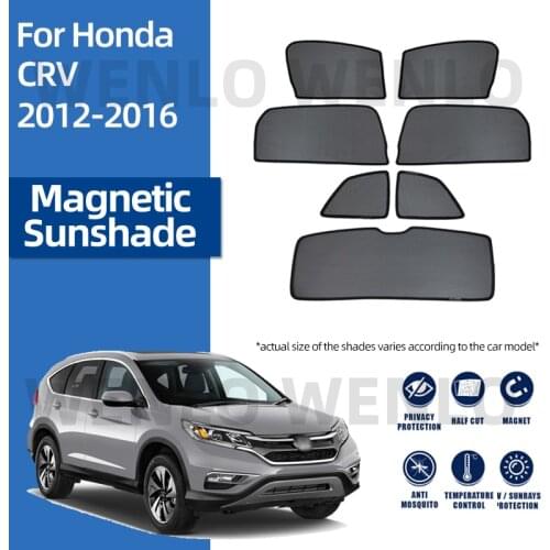 For Honda CRV 2012-2016 Magnetic Mesh Curtain Car Sun Shades Windshield Window Sunshade Windscreen Block UV Privacy Protection