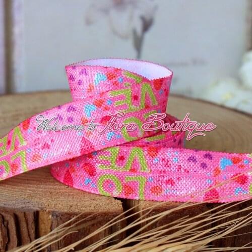 FLRA FOE LOVE letter printing headband for Valentine