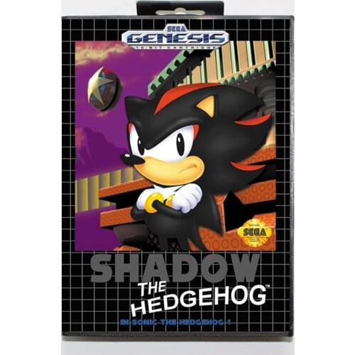 Shadow In Sonic 1 16bit MD Game Card For Sega Mega Drive/ Genesis with Retail Box