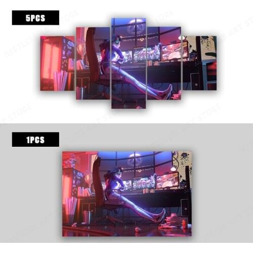 Custom Print Overwatch Game Poster Anime Sexy Girl Canvas Painting Aesthetic Room Decor Wall Art Modern Art Figure Picture