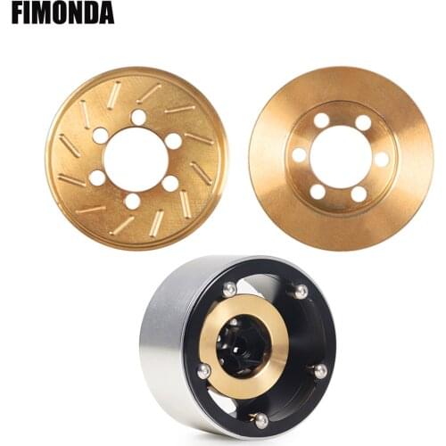 2pcs Brass 62g Internal Counterweight Balance Weight for RC Crawler 1.9 2.2 inch Wheel Rim Traxxas TRX4 Axial SCX10 D90 TF2 CC01