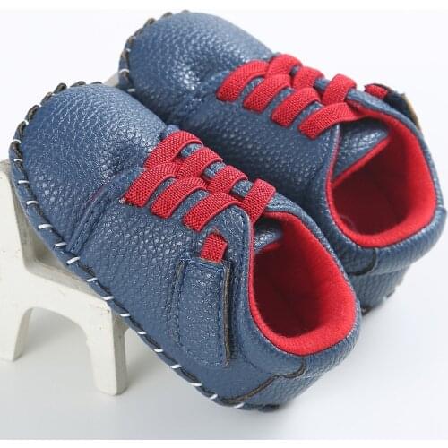 Spring and autumn male and female baby leisure first Walkers Baby Shoes children PU leather baby soft shoes