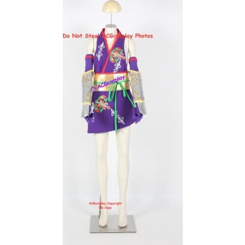 Purple Color Kunimitsu Cosplay Costume Include Stockings acgcosplay