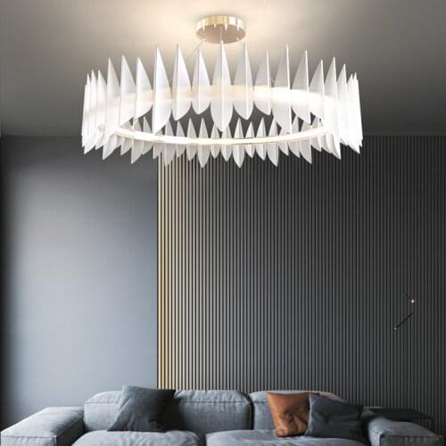 Creative LED Chandelier Art Decoration Foyer Dining Room Bedroom Lighting Fixtures Cord Adjustable Suspension Modern Lamp