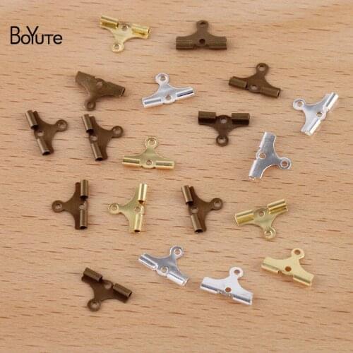BoYuTe (500 Pieces/Lot) 10MM Metal Brass Hoop Ring Connector Materials Hand Made Diy Jewelry Accessories Parts