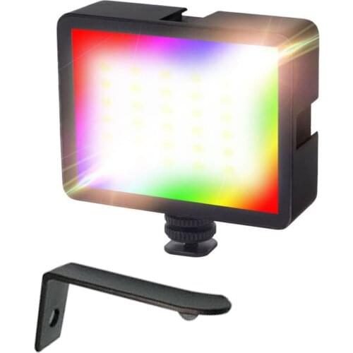 Mini RGB Pocket Fill Light LIve Camera SLR Selfie Vlog Colorful Light Photography Light Photoflood Fill Light