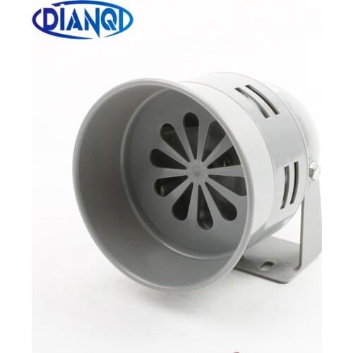MS-290 12V DC 24V DC 110V AC 220V AC 110DB Red Mini plastic Motor Siren Industrial Alarm Sound electrical guard against theft