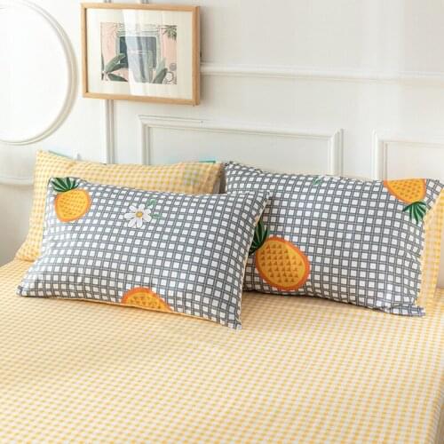 Multiple colors to choose 2 Piece 48cm * 74cm Beauty Floral Printed Pillowcase Pillow Case Cover For Bedroom Use 2020