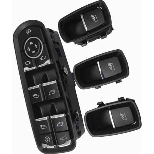 New High Quality 7PP959855C 7PP959858MDML Electric Power Window Control Switch For Porsche Panamera Cayenneanamera 2011-2015