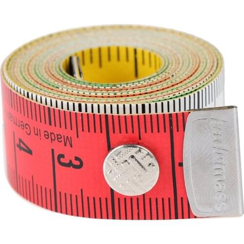 New 1.5m Body Measuring Ruler Sewing Tailor Tape Measure Mini Soft Flat Ruler Centimeter Meter Sewing Measuring Tape